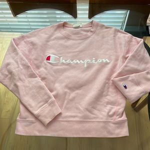 Champion pink reverse weave sweatshirt crewneck